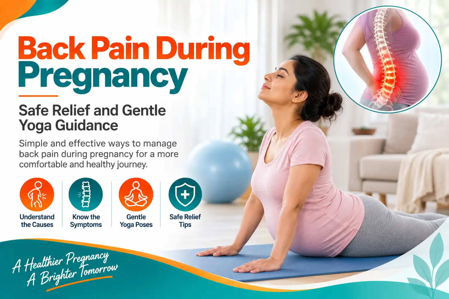 Back Pain During Pregnancy: Safe Relief and Gentle Yoga Guidance
