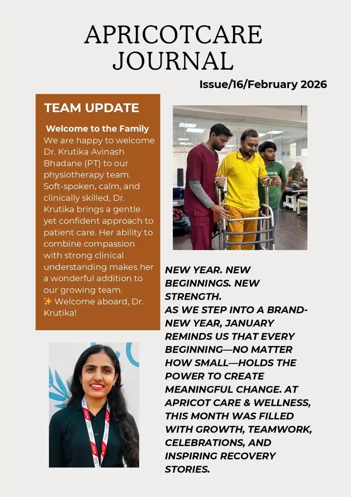 Newsletter Page 1
