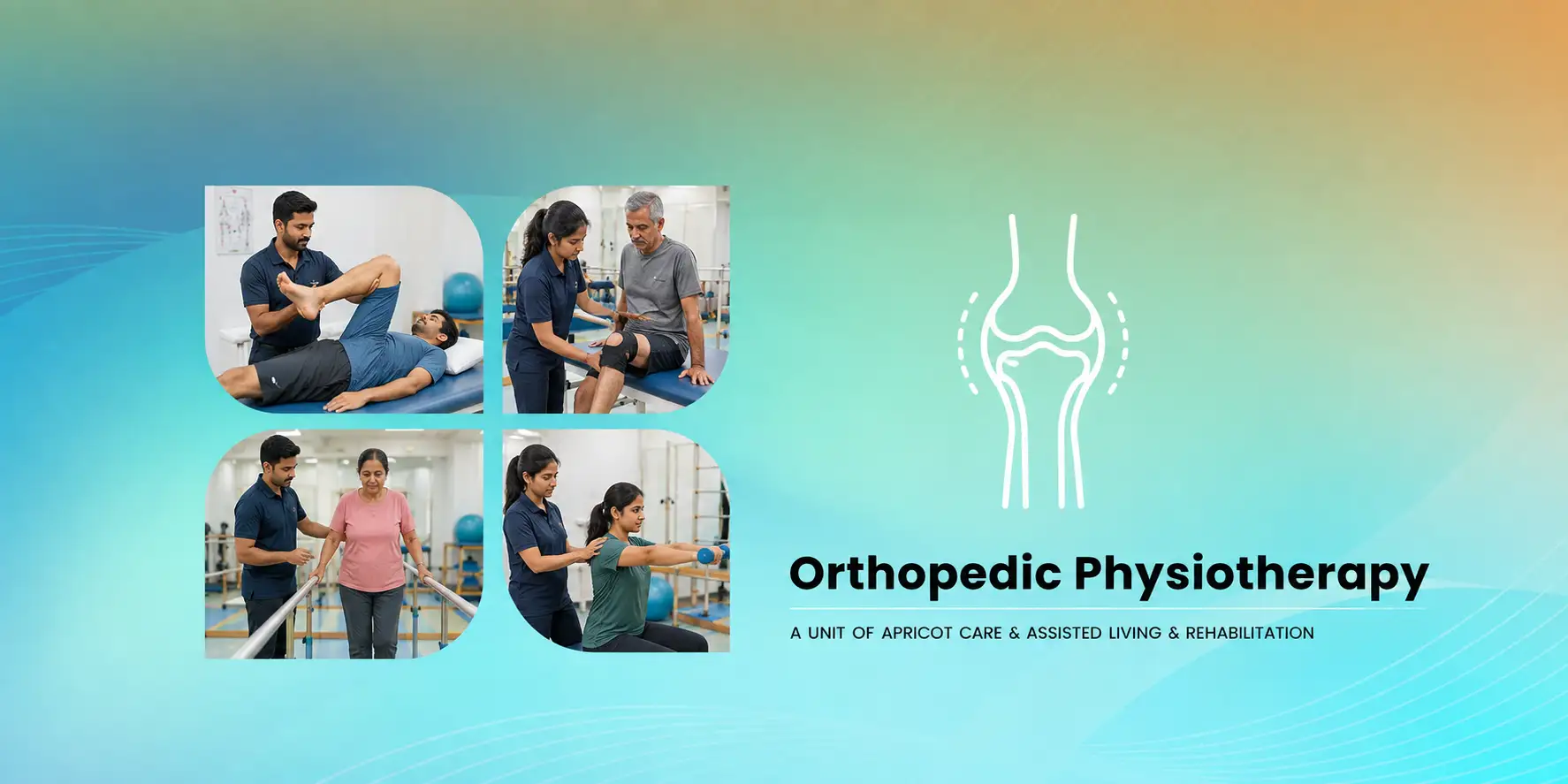 Orthopedic physiotherapy in Pune at Apricot Care for joint pain, fractures, post-surgical rehabilitation and musculoskeletal conditions.