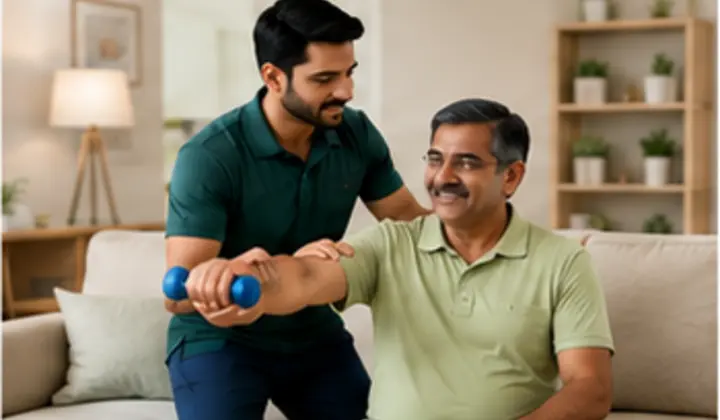 Physiotherapist providing home physiotherapy in Pune