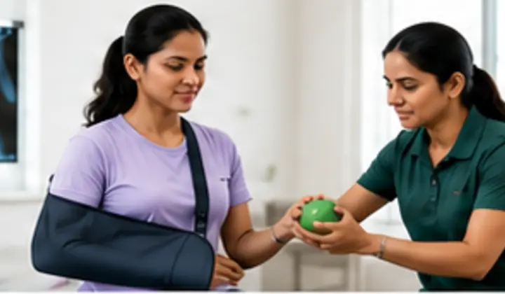 Post-fracture physiotherapy for arm recovery