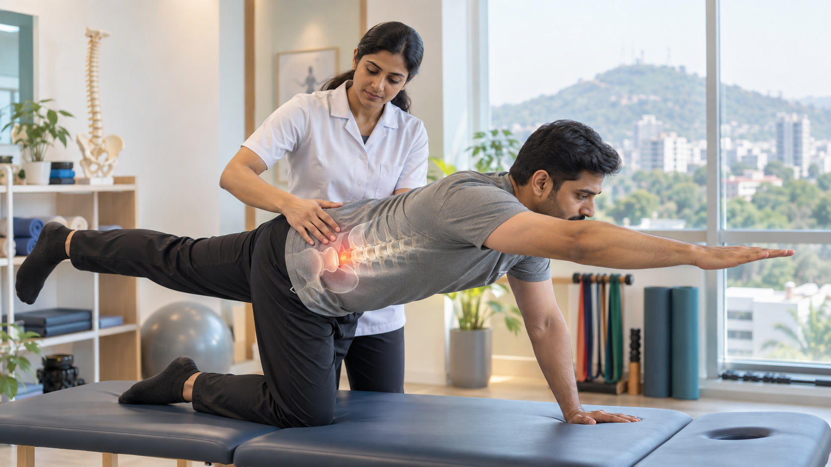 Slipped disc physiotherapy and rehabilitation at Apricot Care Pune